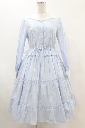 画像: Melody BasKet / ナイチンゲールワンピース  サックス H-25-06-10-1019-LO-OP-KB-ZH