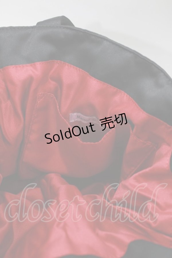 画像3: Maison de FLEUR / Mickey Mouse/ダブルリボントート  ブラック/レッド H-25-06-10-051-LO-BG-NS-ZH (3)