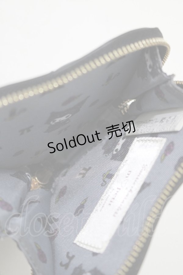 画像3: m petit by misako / サンリオキャラクターズ クロミ コインケース  ブラック H-25-06-10-054-LO-ZA-NS-ZH (3)