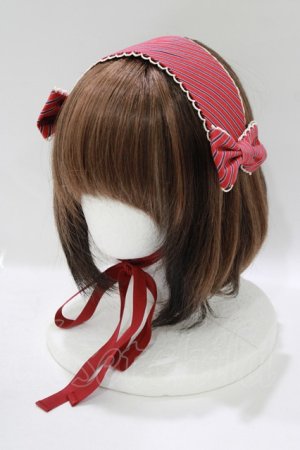 画像: Angelic Pretty / ブリティッシュカレッジヘッドドレス  ワイン H-25-06-10-072-AP-AC-NS-ZH