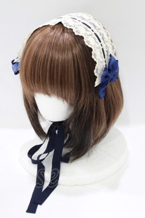 画像: MAM MAXICIMAM / ミラクルスウィート ラ・クラルテ ヘッドドレス  ネイビー H-25-06-10-075-GO-AC-NS-ZH