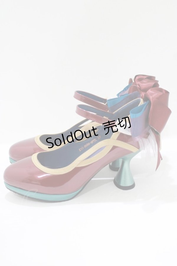 画像2: mayla classic / 美優泳 37/24.0cm ボルドー H-25-06-10-079-LO-SH-NS-ZH (2)