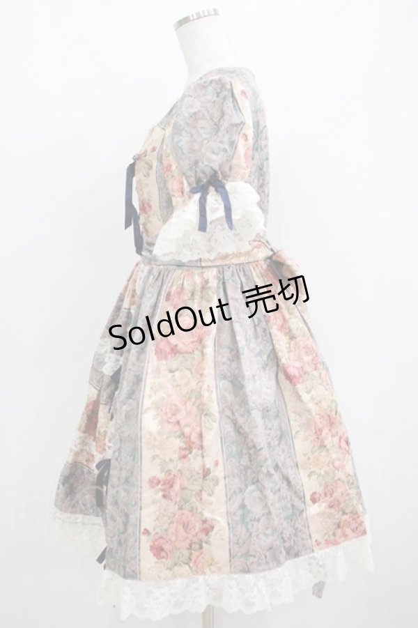 画像2: metamorphose / ジャガードワンピース（2000年） Free グリーン H-25-06-10-015-ME-OP-NS-ZH (2)