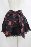 画像3: metamorphose / 茨柄スカート Free ブラック/レッド H-25-06-10-018-ME-SK-NS-ZH (3)