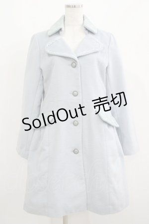 画像: axes femme / レース襟コート M サックス H-25-06-10-020-AX-CO-NS-ZTC044