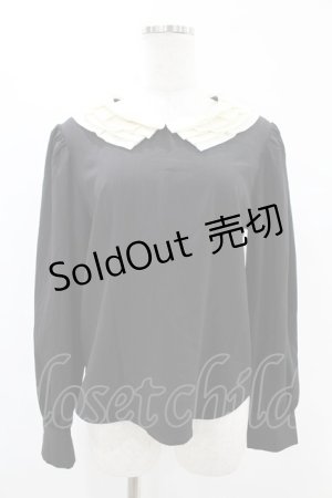 画像: an another angelus / ミルフィーユクレリック衿ブラウス Free BLACK H-25-06-11-059-CA-BL-NS-ZH