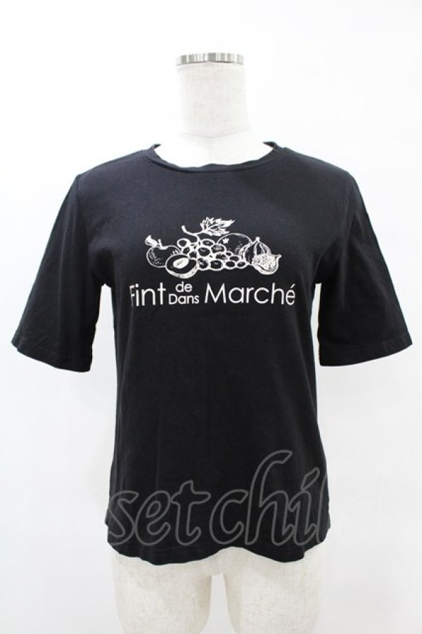画像1: Fi.n.t / マルシェフルーツロゴT Free BLACK H-25-06-11-060-CA-TS-NS-ZH (1)