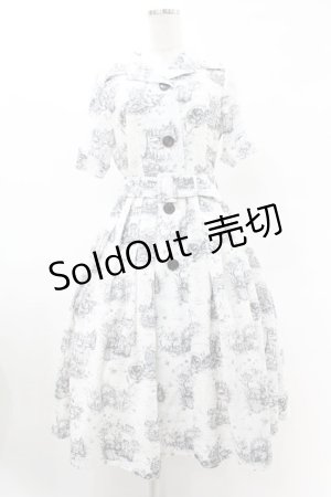 画像: an another angelus / ピクニックトワル柄シャツワンピース Free CHARCOAL H-25-06-11-010-CA-OP-NS-ZH