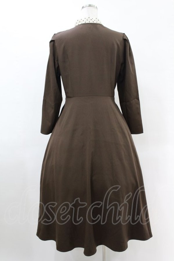 画像2: an another angelus / ドットヨークボウタイワンピース Free BROWN H-25-06-11-014-CA-OP-NS-ZH (2)