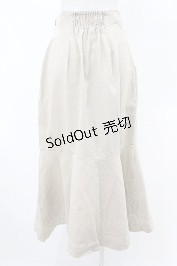 画像2: an another angelus / フロントレースアップロングマーメイドスカート Free BEIGE H-25-06-11-026-CA-SK-NS-ZH (2)