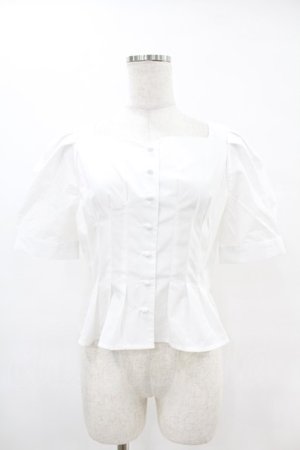 画像: an another angelus / コルセットタックブラウス Free OFF WHITE H-25-06-11-028-CA-BL-NS-ZH