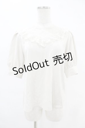 画像: an another angelus / レースチェックヨーク透けプルオーバーブラウス Free IVORY H-25-06-11-032-CA-BL-NS-ZH