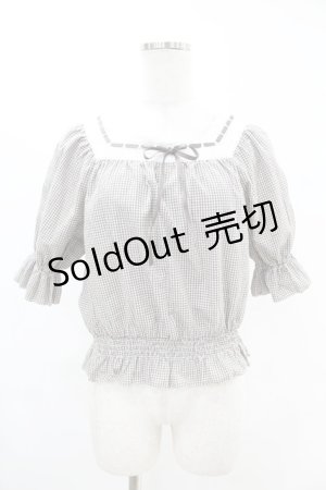 画像: Fi.n.t / はしごリボン使いプルオーバーブラウス Free BROWN×WH H-25-06-11-040-CA-BL-NS-ZH