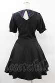 画像2: DARK IN LOVE / Magic girl purple line trims mini dress S ブラック H-25-06-12-028-PU-OP-KB-ZH (2)