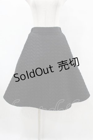 画像: Candy Stripper / HEART QUILT SKIRT 1 黒 H-25-06-12-036-PU-SK-KB-ZH