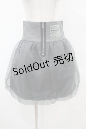 画像: LAND by MILKBOY / ZIPPED PUMPKINスカート  チャコール H-25-06-12-039-MB-SK-KB-ZH