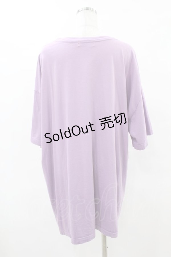 画像2: Candy Stripper / TOKIMEKI BIG Tシャツ  パープル H-25-06-12-055-PU-TO-KB-ZH (2)
