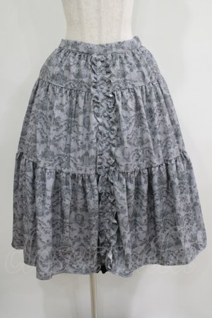 画像: m petit by misako / NINA’Sコラボ トワルドジュイリバーシブルスカート LL グレー H-25-06-12-1028-LO-SK-NS-ZH