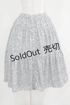 画像: m petit by misako / NINA’Sコラボ トワルドジュイリバーシブルスカート LL グレー H-25-06-12-1028-LO-SK-NS-ZH