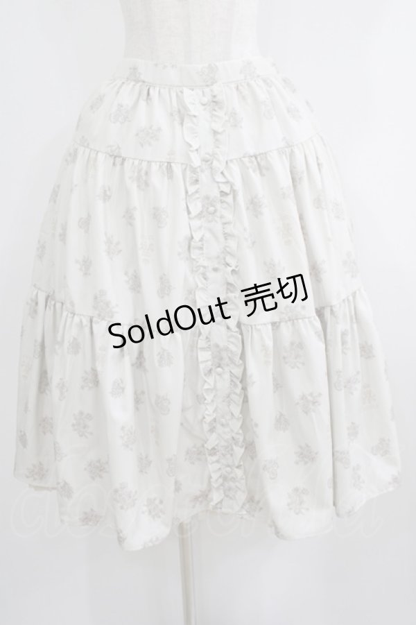 画像1: m petit by misako / NINA'Sコラボスカート LL アイボリー/リバーシブル H-25-06-12-1031-LO-SK-NS-ZH (1)