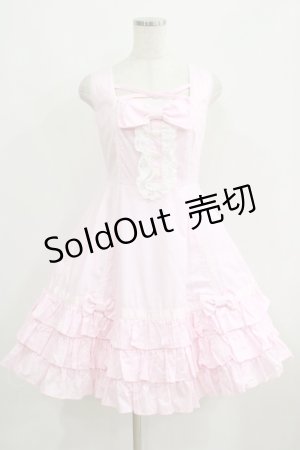 画像: Angelic Pretty / おめかしジャボジャンパースカート Free ピンク H-25-06-12-1004-AP-OP-NS-ZH