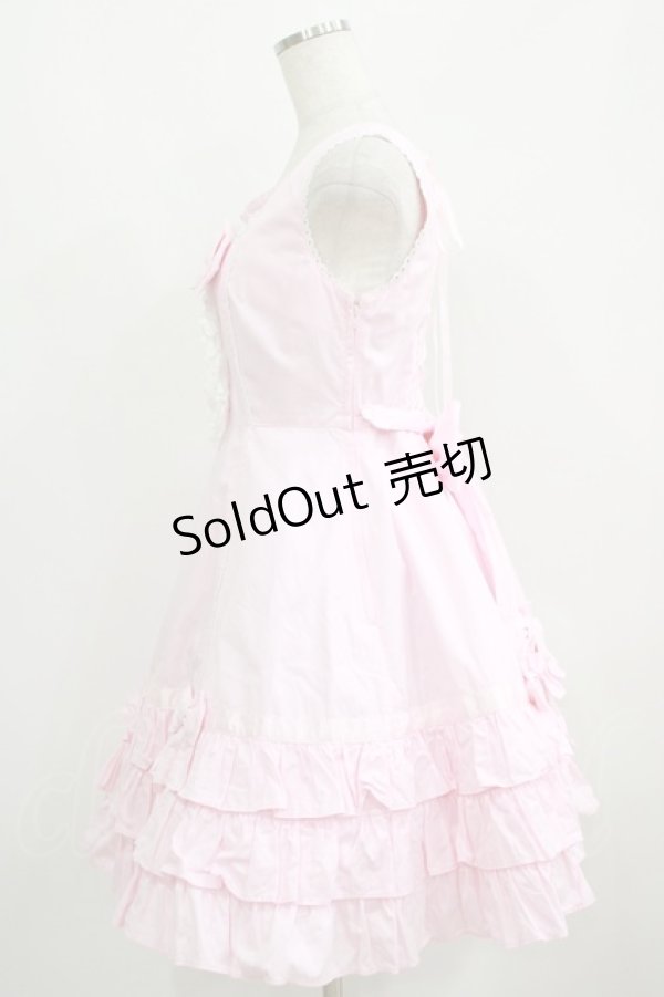 画像2: Angelic Pretty / おめかしジャボジャンパースカート Free ピンク H-25-06-12-1004-AP-OP-NS-ZH (2)