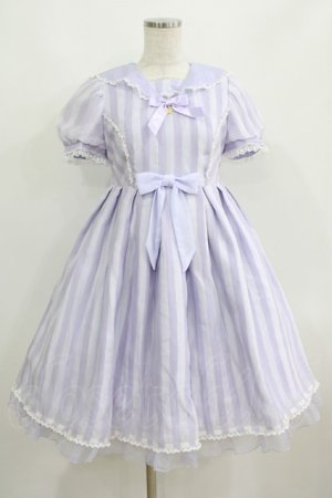 画像: Angelic Pretty / セリーナワンピース Free ラベンダー H-25-06-12-1005-AP-OP-NS-ZH