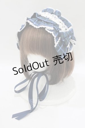 画像: axes femme kawaii / タータンチェックヘッドドレス  ブルー H-25-06-12-1067-AX-AC-NS-ZH