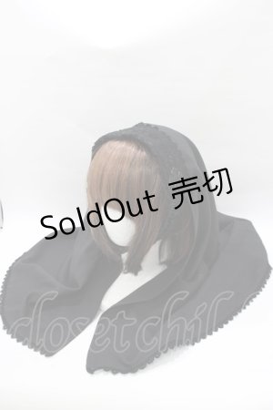 画像: ALICE and the PIRATES / Double faced Saint sisterヴェール  ブラック H-25-06-12-1079-PA-AC-NS-ZH