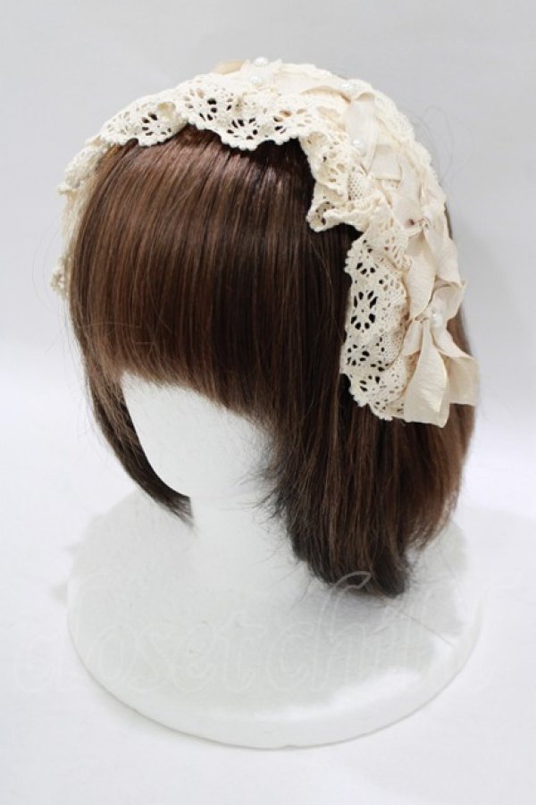 画像4: Miss Point（海外ロリータブランド） / 森林円舞曲四段レース スカート L 生成り H-25-06-12-1022-EL-SK-NS-ZH (4)