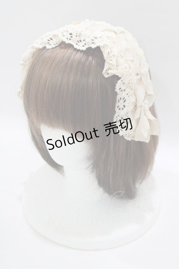 画像4: Miss Point（海外ロリータブランド） / 森林円舞曲四段レース スカート L 生成り H-25-06-12-1022-EL-SK-NS-ZH (4)