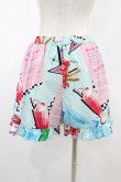 画像2: MILK / MILK Sweetsキュロット  ポップダイナー（サックスストライプ） H-25-06-12-008-ML-PA-KB-ZH (2)
