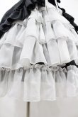 画像5: ATELIER PIERROT / Bustle Corsetジャンパースカート【Plus size】 2 ブラック×ホワイト H-25-06-12-013-EL-OP-KB-ZH (5)