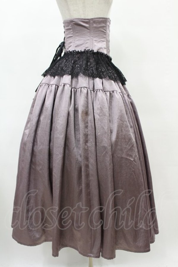 画像3: EXCENTRIQUE / Queenコルセットスカート  ラベンダー H-25-09-30-009-EL-SK-KB-ZH (3)