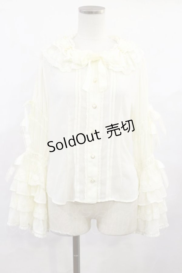 画像1: BABY,THE STARS SHINE BRIGHT / a Rose 〜ガラスドームに閉じ込めた一輪の薔薇〜ブラウス Free アイボリー H-25-06-13-034-BA-BL-NS-ZH (1)