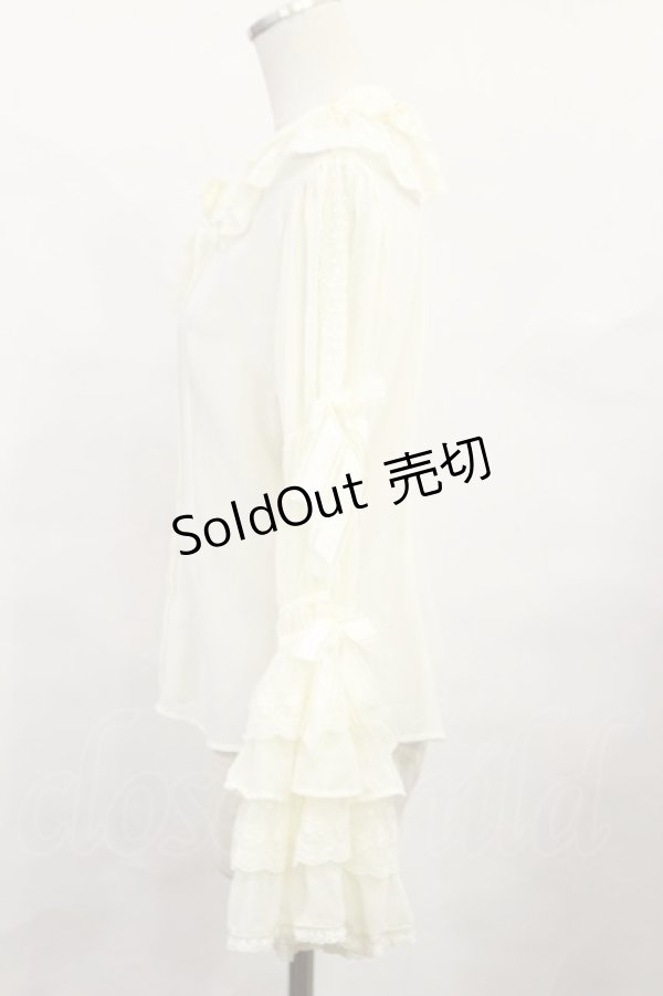 画像2: BABY,THE STARS SHINE BRIGHT / a Rose 〜ガラスドームに閉じ込めた一輪の薔薇〜ブラウス Free アイボリー H-25-06-13-034-BA-BL-NS-ZH (2)