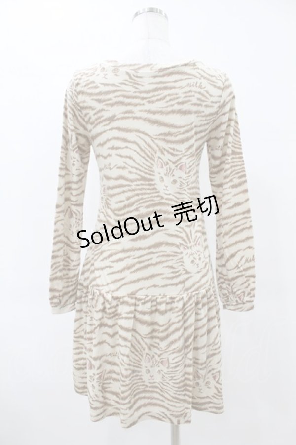 画像2: MILK / Kittenワンピース  ベージュベース H-25-10-24-005-ML-OP-KB-ZH (2)