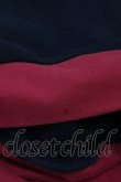 画像3: Ozz conte / 切替プルオーバー  黒×赤 H-25-06-13-1051-OO-TO-KB-ZT405 (3)