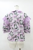 画像2: Candy Stripper / CASTING CATS FRILL BLOUSE S ラベンダー H-25-06-13-1052-PU-BL-KB-ZH (2)