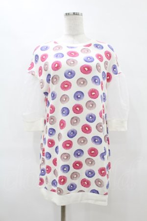 画像: Candy Stripper / DREAMIN' DONUTS ONE-PIECE 2(M) OFF WHITE H-25-06-13-1053-PU-OP-KB-ZH