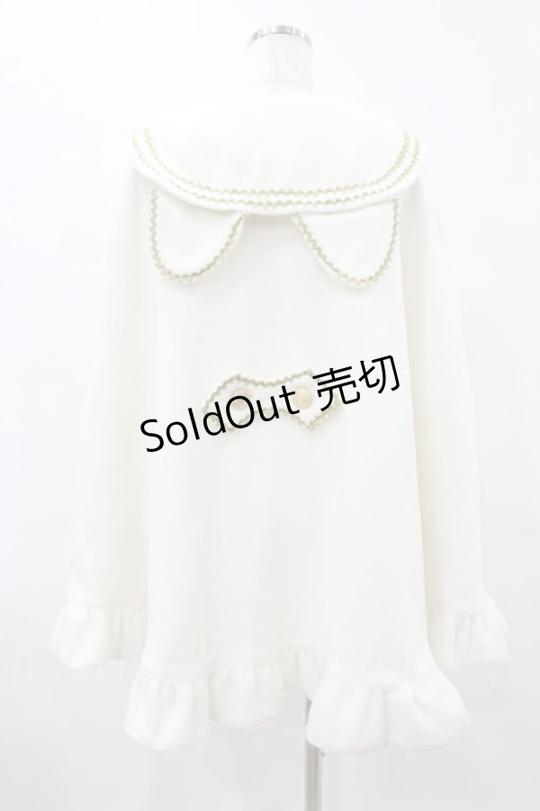 画像2: MA / ネコミミ騎士団ケープ  オフホワイト×ゴールド H-25-06-13-1055-PU-JA-KB-ZT-C044 (2)