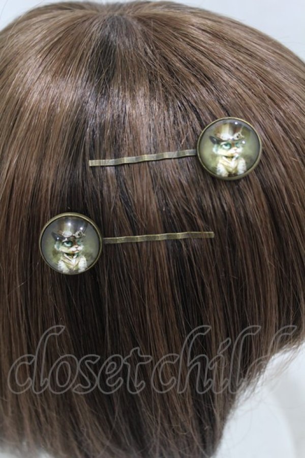 画像2: Rose&Cross / ヘアピン   H-25-06-13-1001-0-AC-KB-ZH (2)