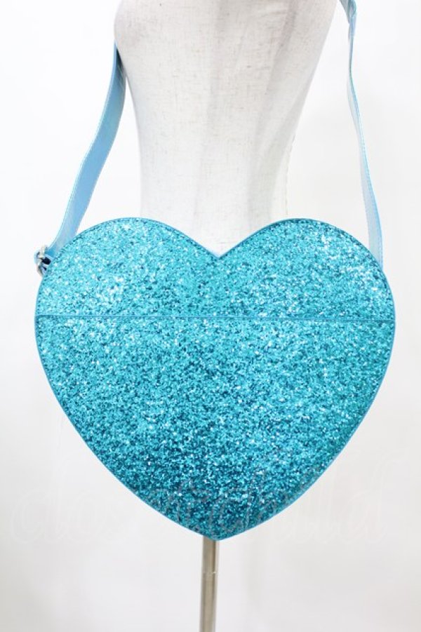 画像3: MILK / グリッターハートショルダー  サックス H-25-06-13-1012-ML-BG-KB-ZH (3)
