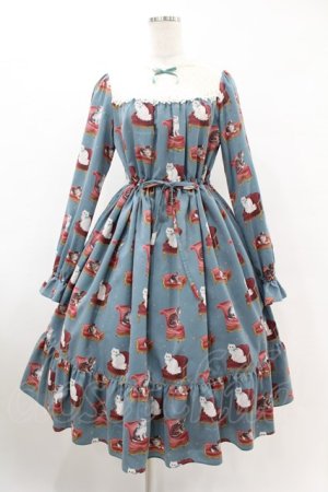 画像: Melody BasKet / Cats castleレースヨークワンピース M ブルーグリーン H-25-06-13-1023-LO-OP-KB-ZH