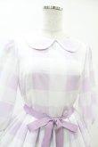 画像4: Emily Temple cute / Emilyブロックチェックワンピース  パープル H-25-06-13-1024-ET-OP-KB-ZH (4)