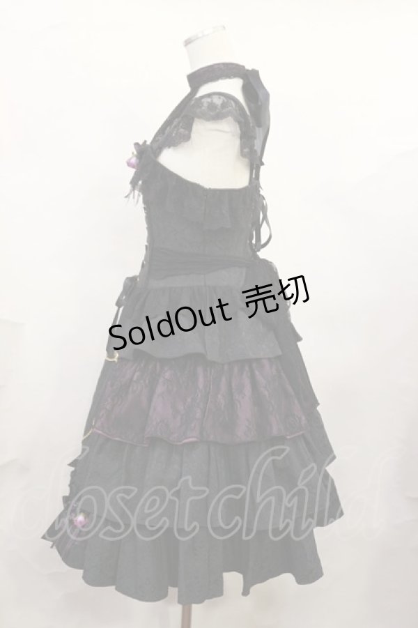 画像2: ALICE and the PIRATES / Sweet Devilジャンパースカート Free ブラック H-25-06-13-001-PA-OP-NS-ZH (2)