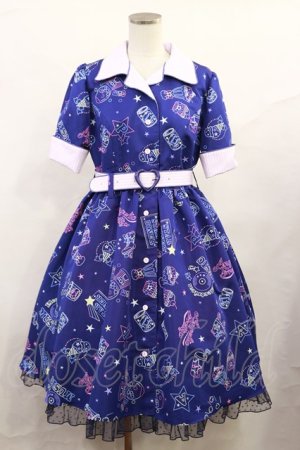 画像: Angelic Pretty / Neon Star Dinerワンピース Free ブルー H-25-06-13-006-AP-OP-NS-ZH