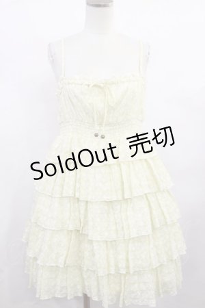 画像: LIZ LISA / フリルキャミワンピース Free アイボリー H-25-06-13-010-LO-OP-NS-ZH