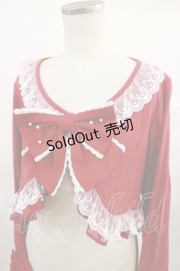 画像3: Angelic Pretty / Lacy Princessカットボレロ Free レッド H-25-06-13-021-AP-TO-NS-ZH (3)