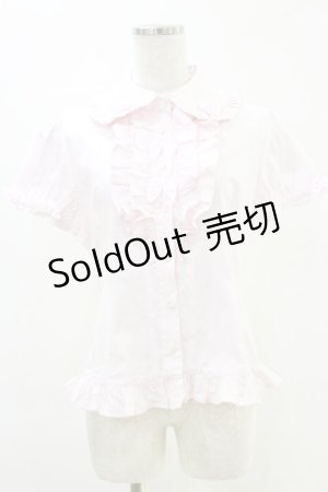 画像: BABY,THE STARS SHINE BRIGHT / ストライプフリルブラウス Free ピンク H-25-06-14-1051-BA-BL-NS-ZH